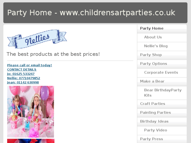 www.childrensartparties.co.uk