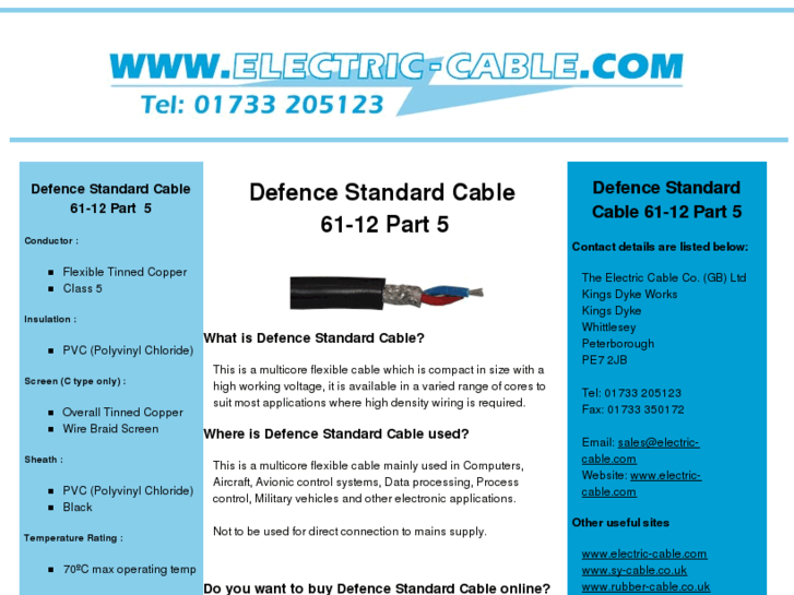 www.defence-standard-cable.co.uk