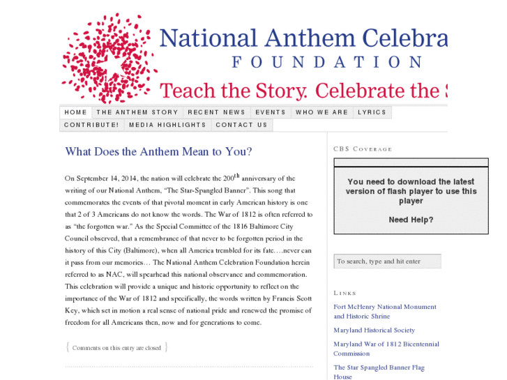 www.nationalanthemcelebration.com