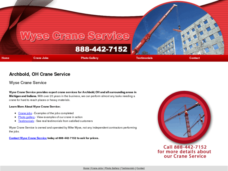 www.wysecraneservice.com