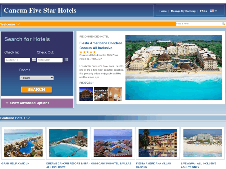 www.cancunfivestarhotels.com