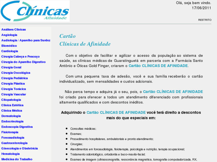 www.clinicasafinidade.com