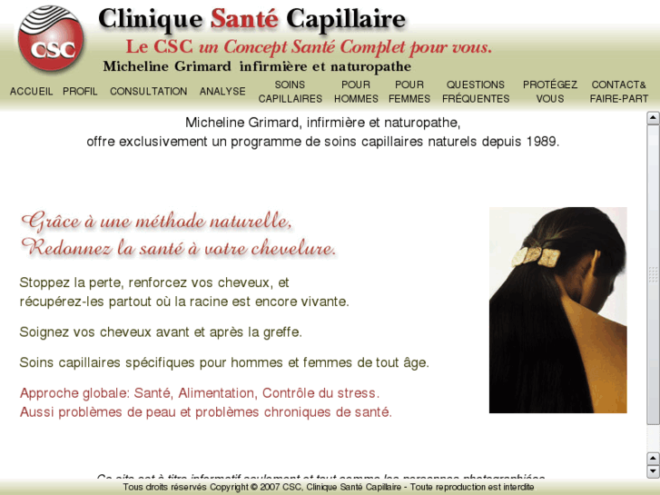 www.cliniquesantecapillaire.info