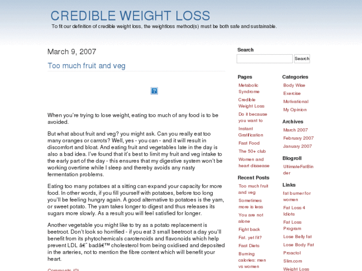 www.credibleweightloss.com