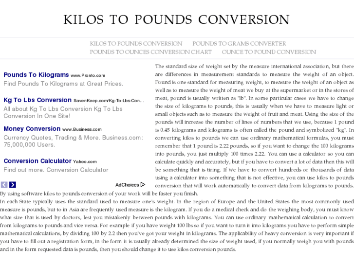 www.kilostopoundsconversion.com