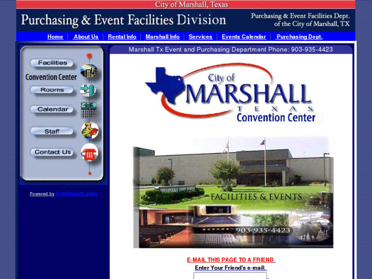 www.marshallciviccenter.com