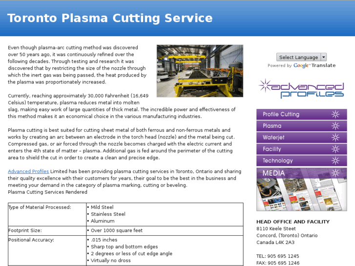 www.plasmacuttingtoronto.com