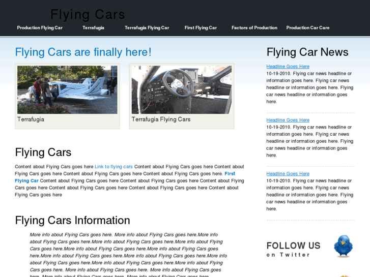 www.productionflyingcar.com
