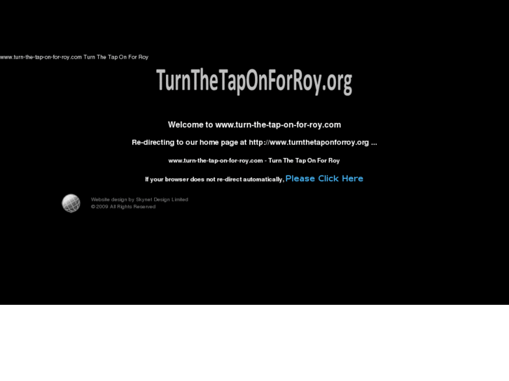 www.turn-the-tap-on-for-roy.com