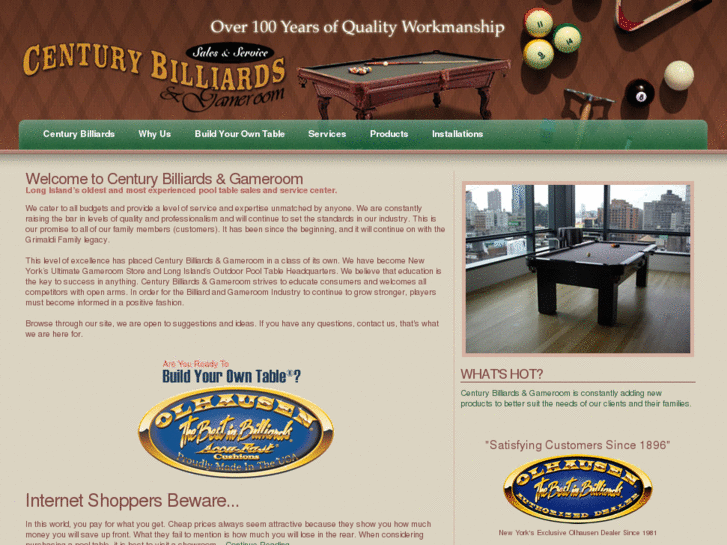 www.centurybilliards.com