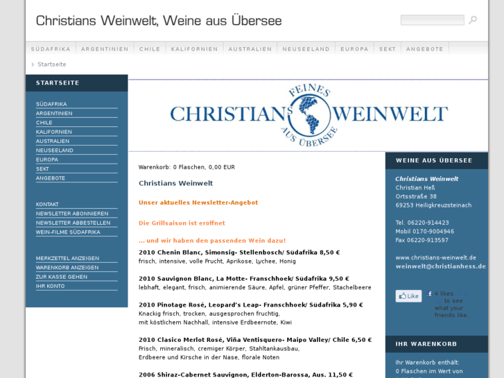 www.christians-weinwelt.de
