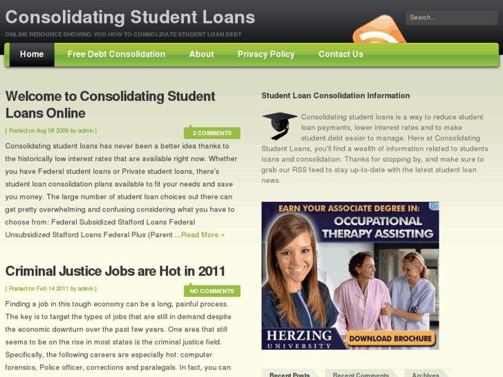 www.consolidatingstudentloansonline.com