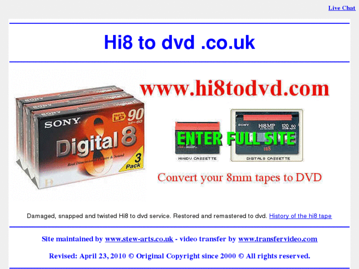 www.hi8todvd.co.uk