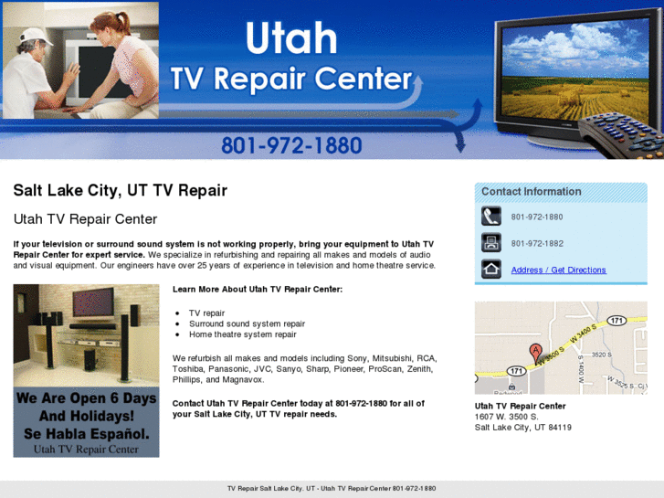 www.utahtelevisionrepaircenter.com