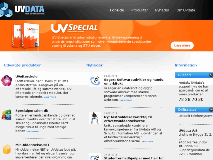 www.uvdata.dk