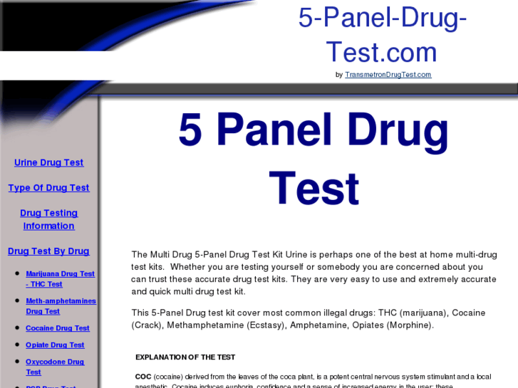 www.5-panel-drug-test.com