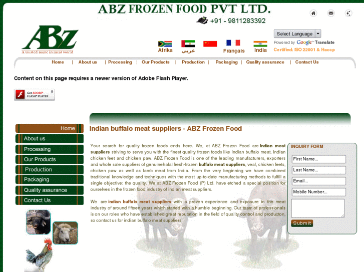 www.abzfrozenfood.com