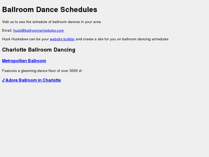 www.ballroomschedules.com