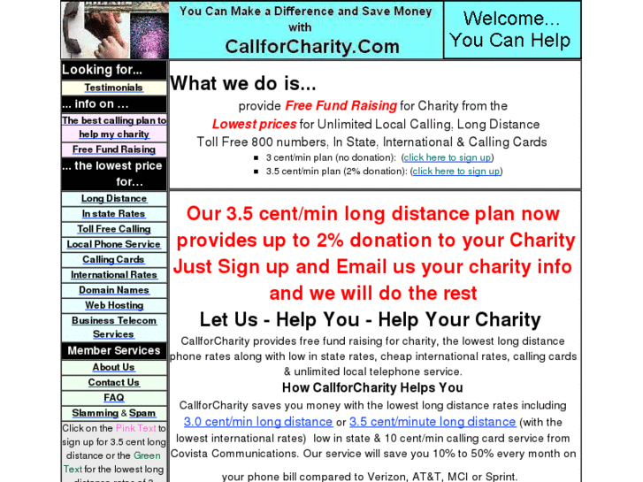 www.callforcharity.com