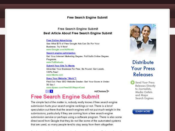www.freesearchenginesubmit.net