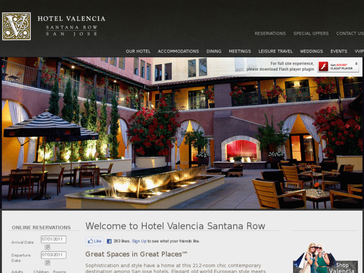 www.hotelvalencia-santanarow.com