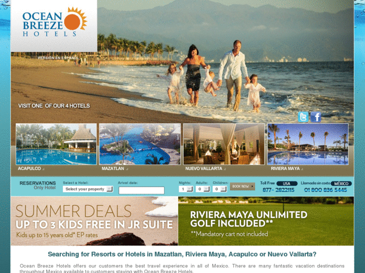 www.oceanbreezehotels.com