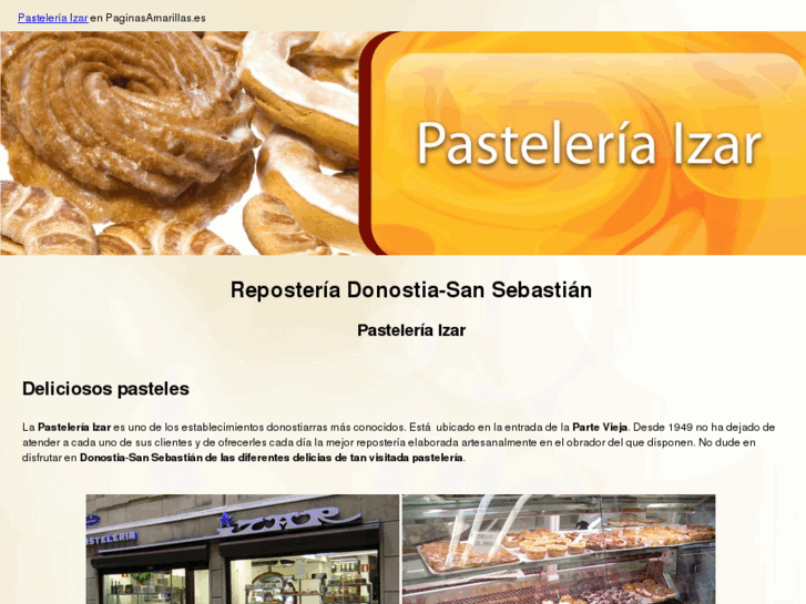 www.pasteleriaizar.com