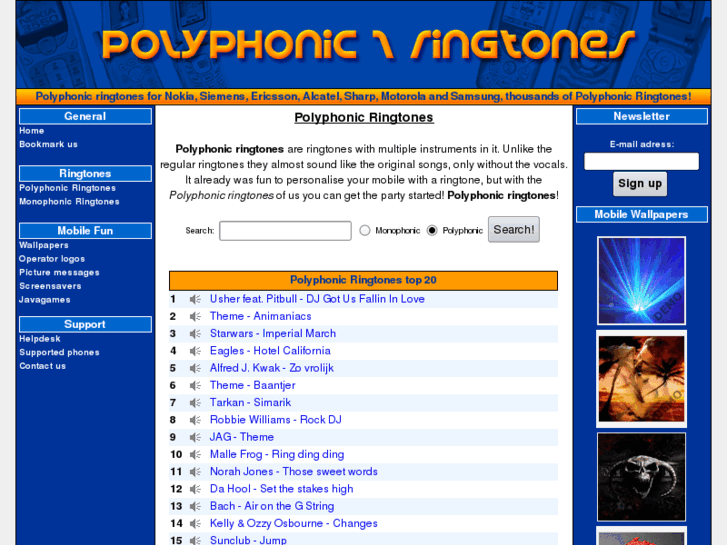 www.polyphonic1ringtones.com