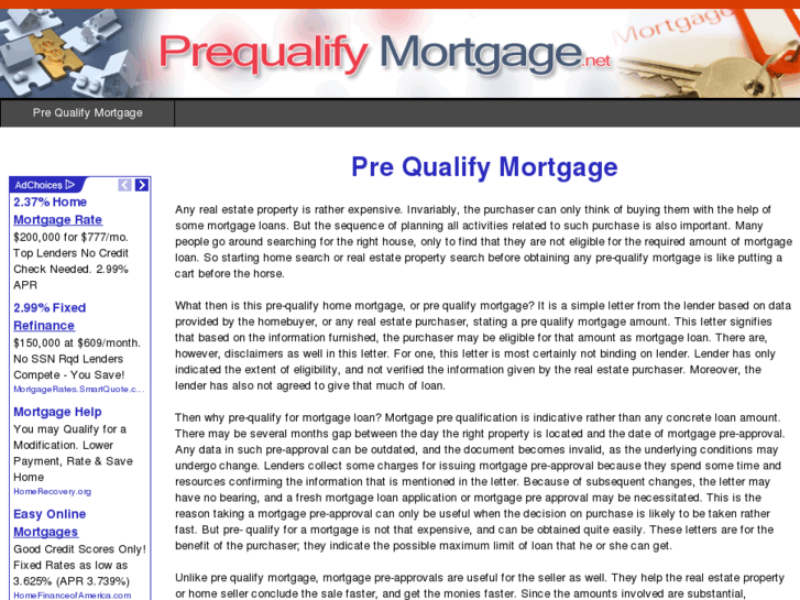 www.prequalifymortgage.net