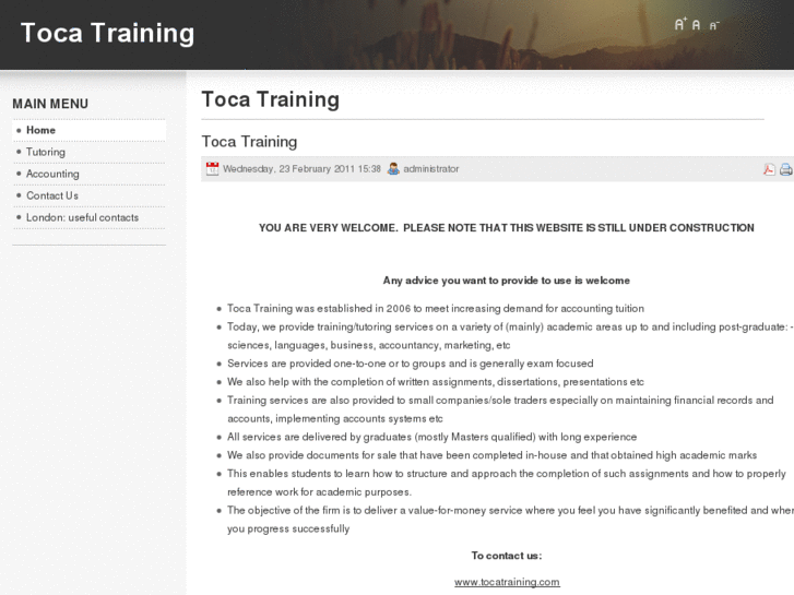 www.tocatraining.com