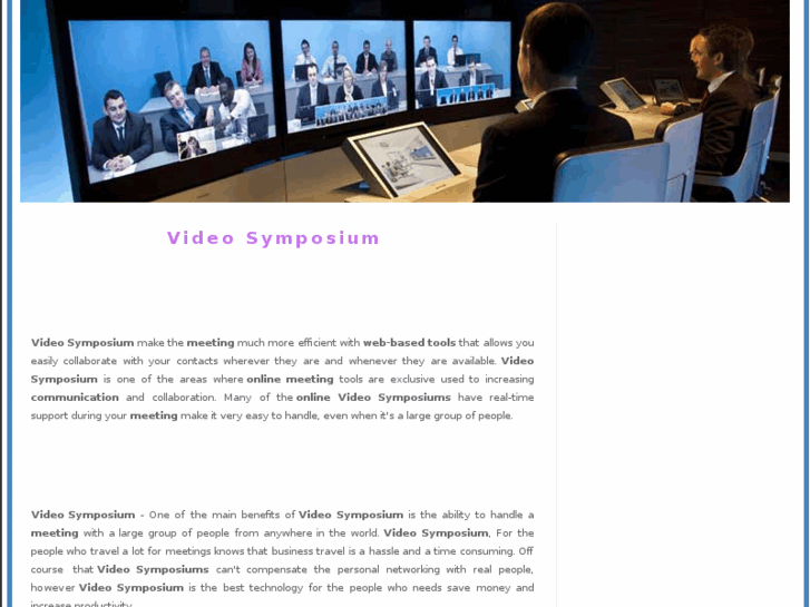 www.videosymposium.com