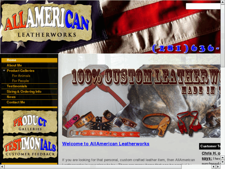 www.allamericanleatherworks.com