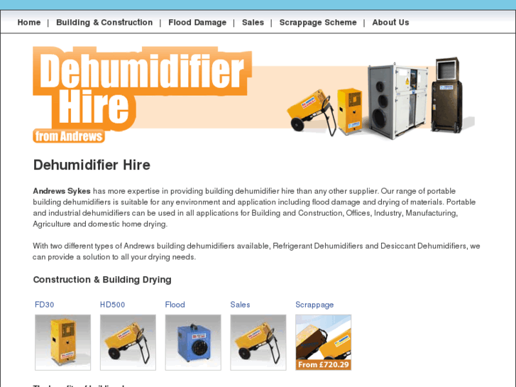 www.dehumidifierhire.com