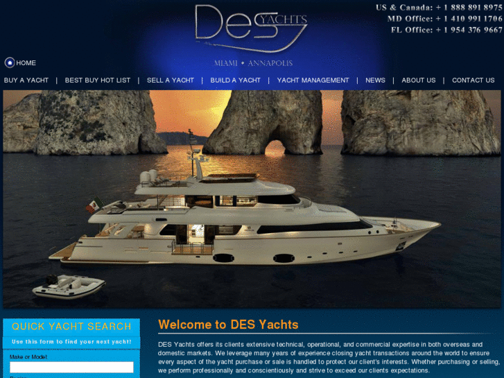 www.desyachtsales.com