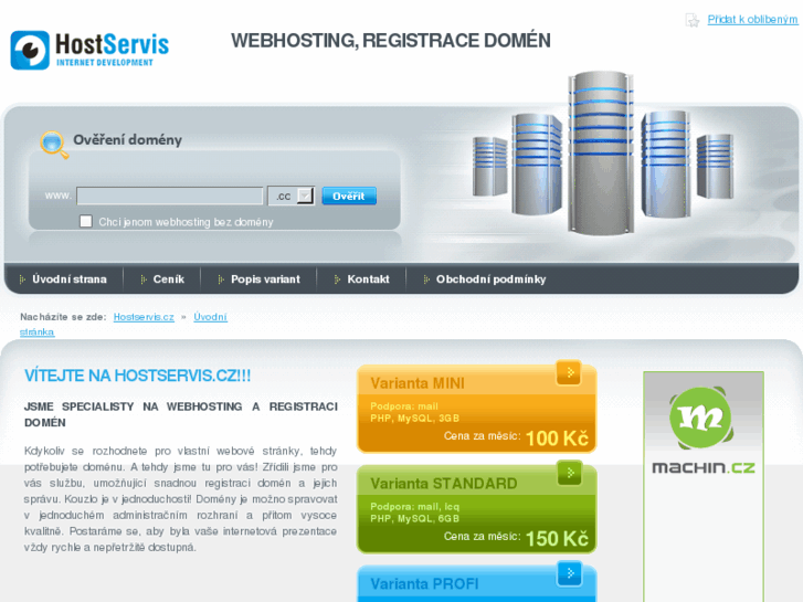 www.hostservis.cz