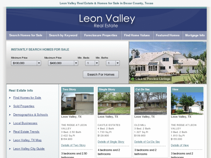 www.leon-valley-real-estate.com