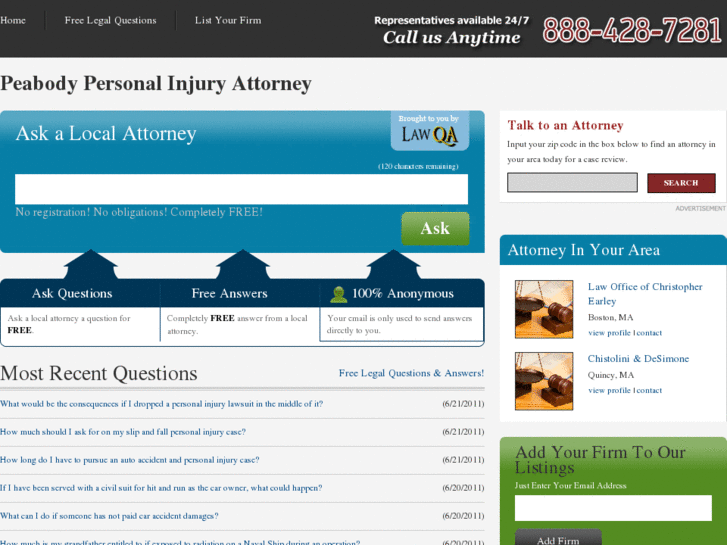 www.peabodypersonalinjuryattorney.com