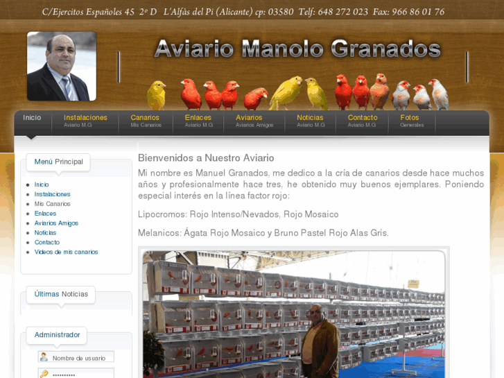 www.aviariomanologranados.com