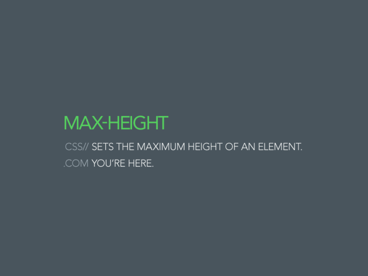 www.max-height.com