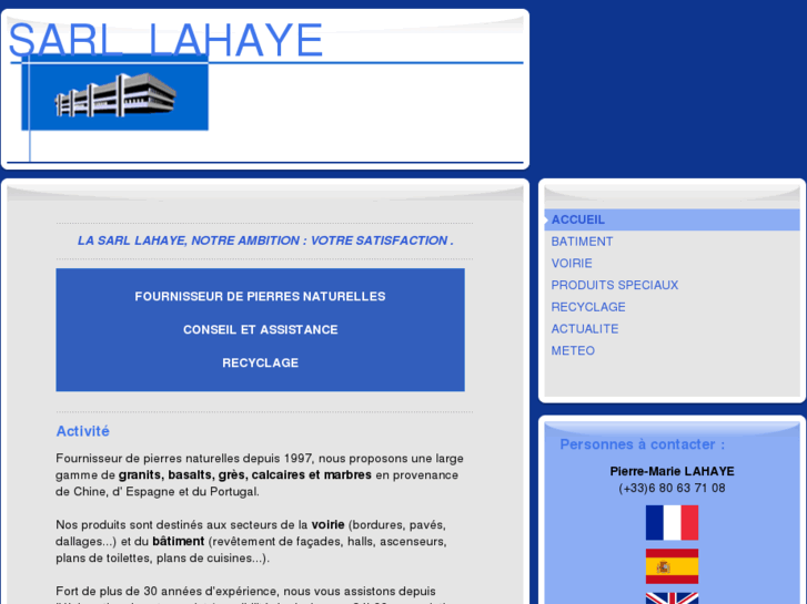 www.sarl-lahaye.com