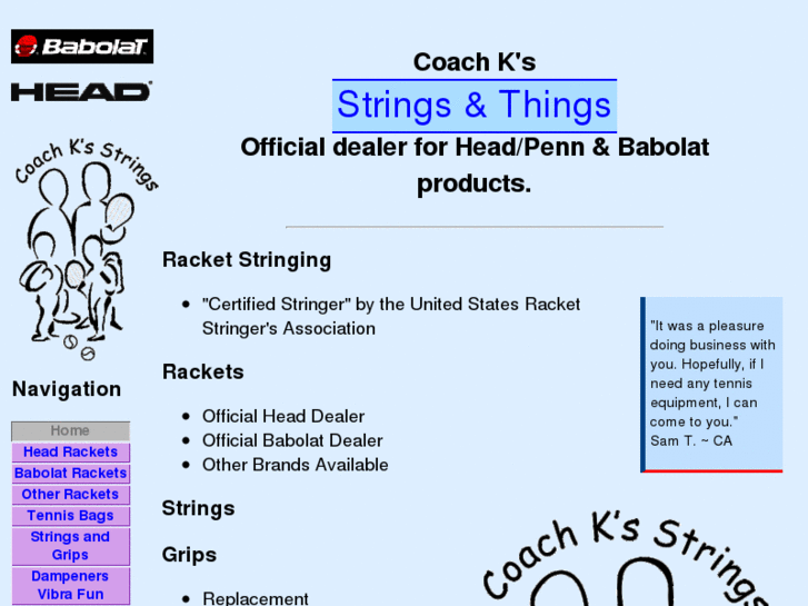 www.coachksstrings.com