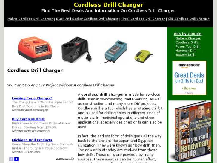 www.cordlessdrillcharger.net