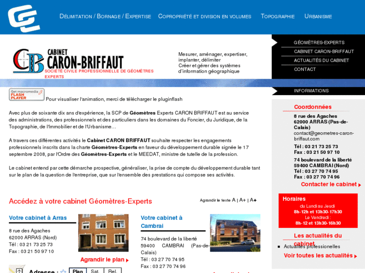 www.geometres-caron-briffaut.com