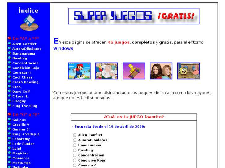 www.indicedejuegos.com