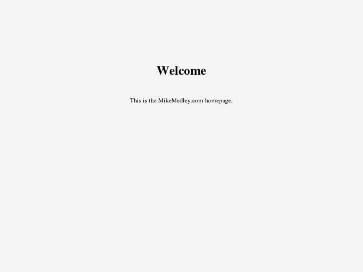 www.mikemedley.com