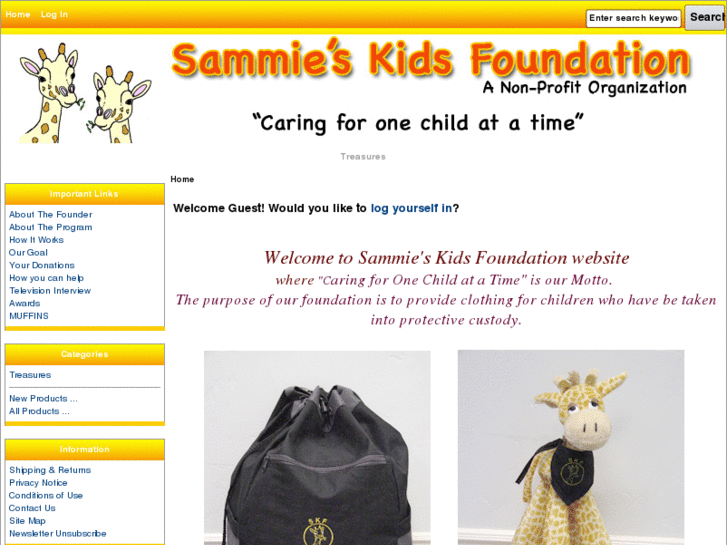 www.sammieskidsfoundation.com