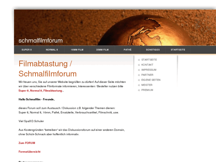 www.schmalfilmforum.de