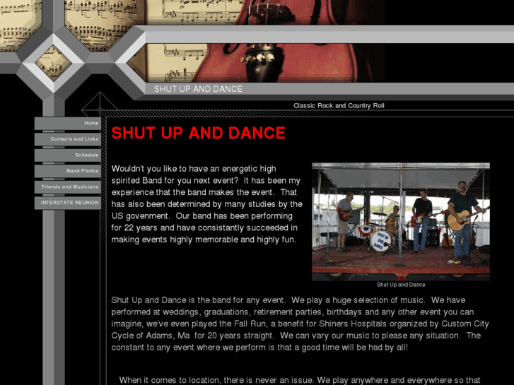 www.shutupanddanceband.com