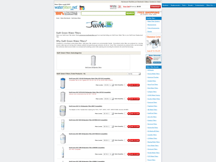 www.swiftgreenwaterfilters.net