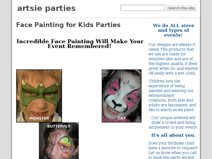 www.artsieparties.com